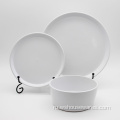 Индивидуальный западный стиль цветные керамические наборы посуды